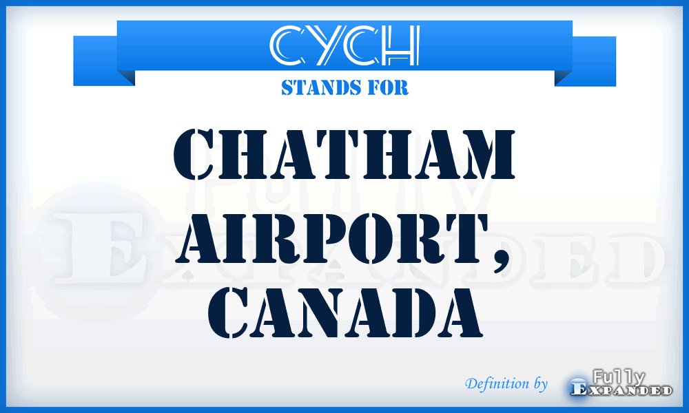CYCH - Chatham Airport, Canada