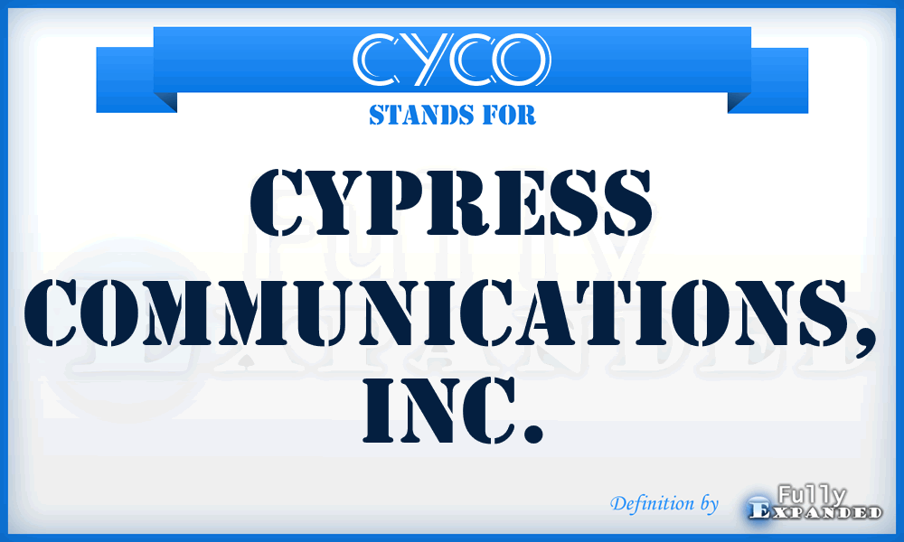 CYCO - Cypress Communications, Inc.