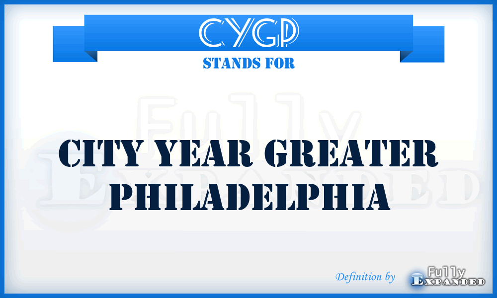 CYGP - City Year Greater Philadelphia