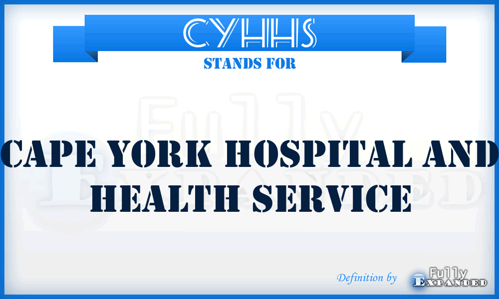 CYHHS - Cape York Hospital and Health Service