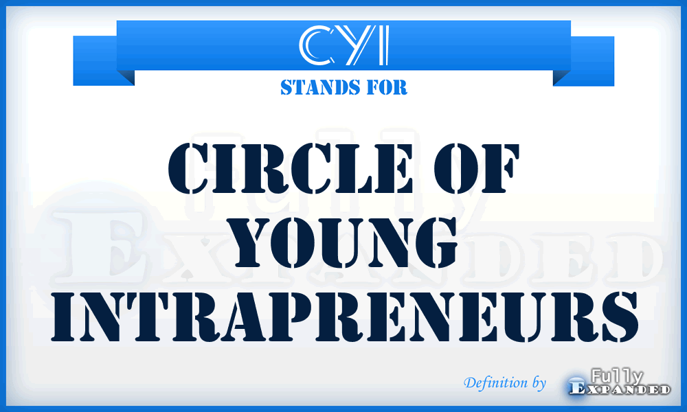 CYI - Circle of Young Intrapreneurs