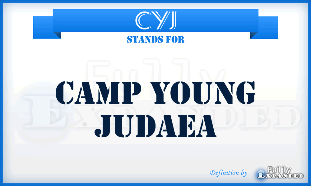 CYJ - Camp Young Judaea