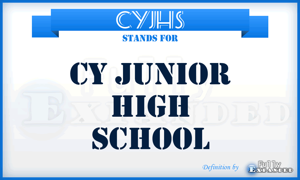 CYJHS - CY Junior High School