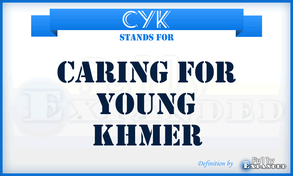 CYK - Caring for Young Khmer