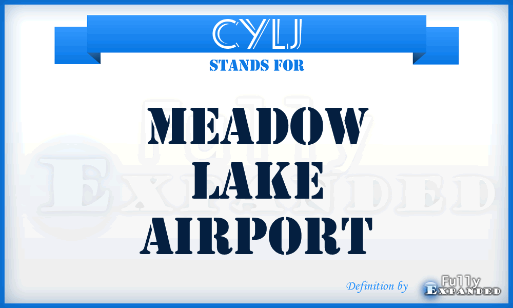 CYLJ - Meadow Lake airport