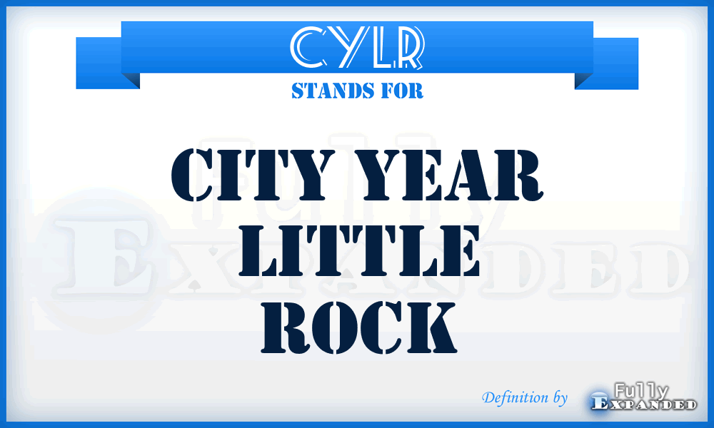 CYLR - City Year Little Rock