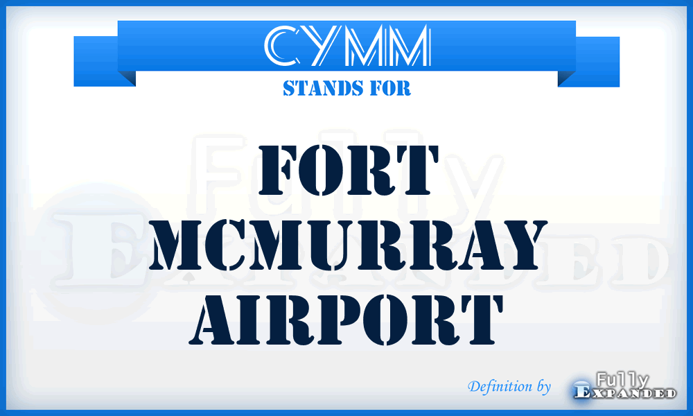 CYMM - Fort Mcmurray airport