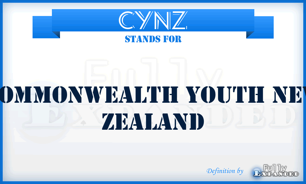 CYNZ - Commonwealth Youth New Zealand