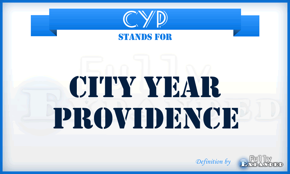 CYP - City Year Providence
