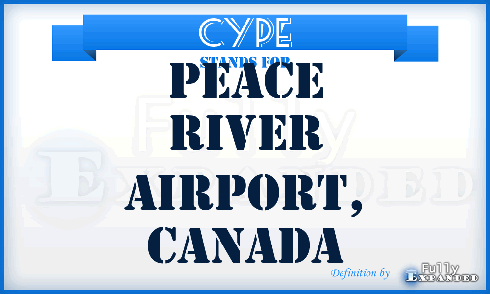 CYPE - Peace River Airport, Canada