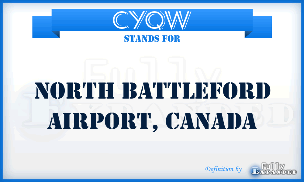 CYQW - North Battleford Airport, Canada