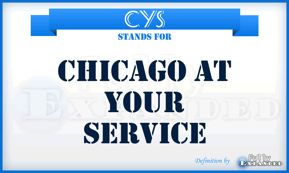 CYS - Chicago at Your Service