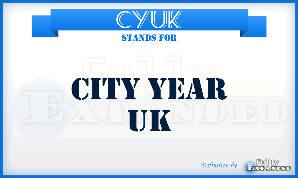 CYUK - City Year UK