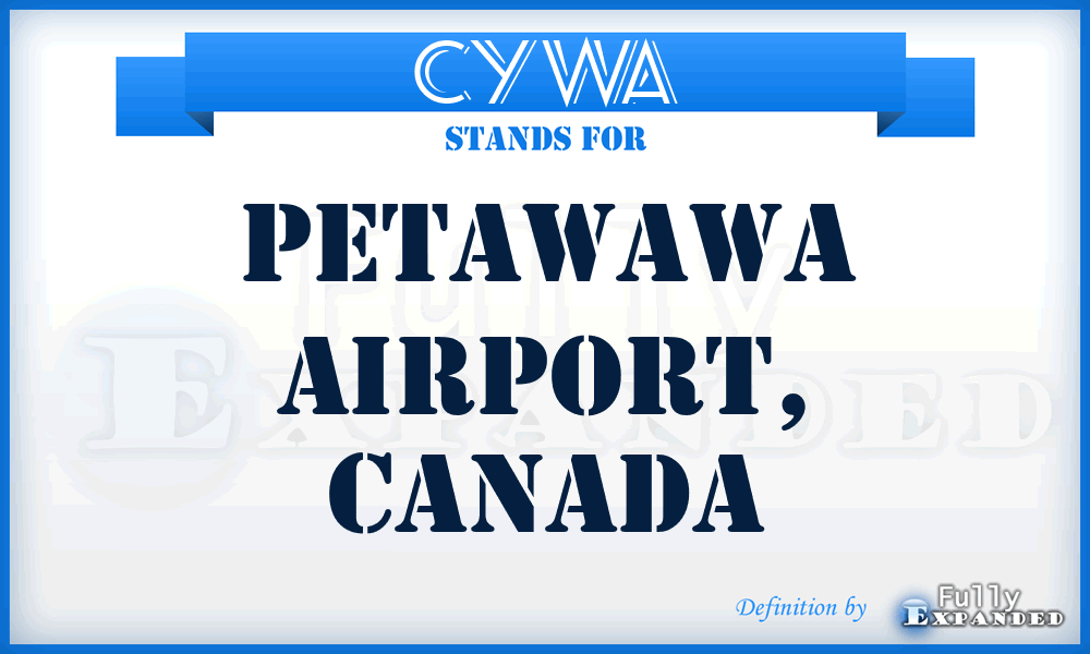 CYWA - Petawawa Airport, Canada