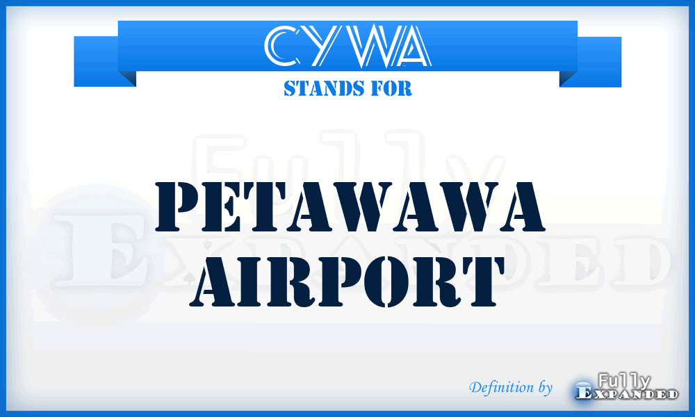 CYWA - Petawawa airport