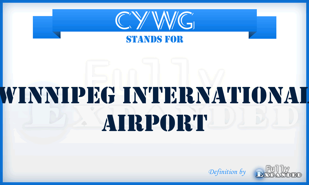 CYWG - Winnipeg International airport