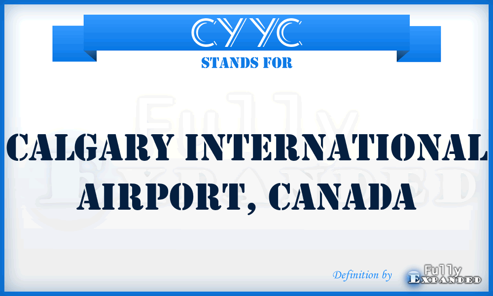CYYC - Calgary International Airport, Canada