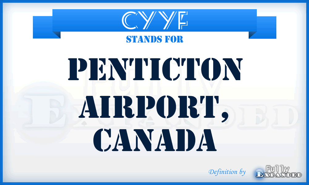 CYYF - Penticton Airport, Canada