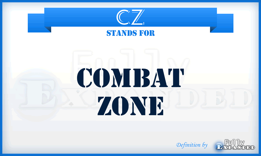 CZ - combat zone