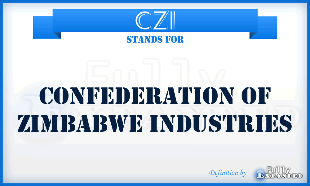 CZI - Confederation of Zimbabwe Industries