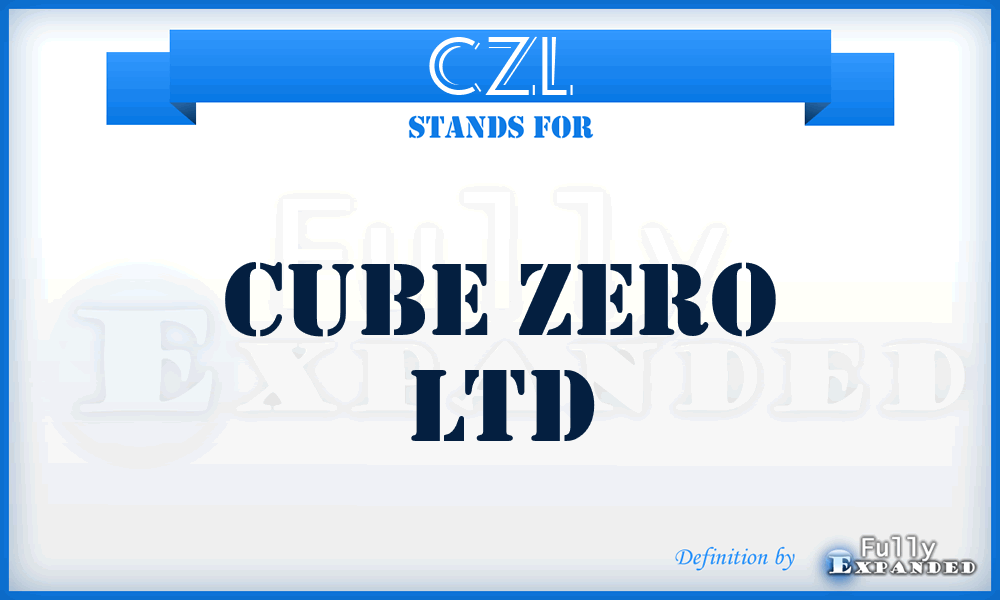 CZL - Cube Zero Ltd