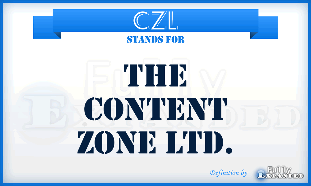 CZL - The Content Zone Ltd.