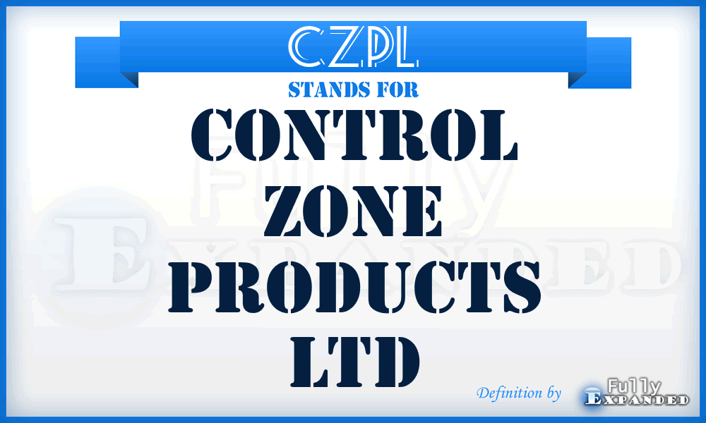 CZPL - Control Zone Products Ltd