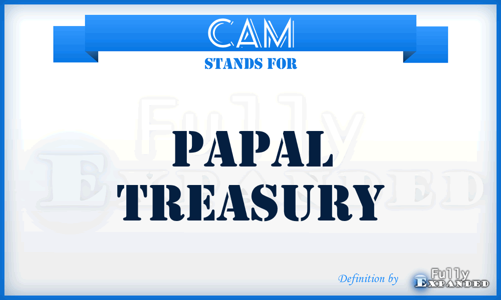Cam - Papal Treasury