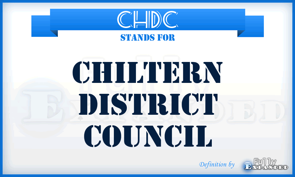 ChDC - Chiltern District Council