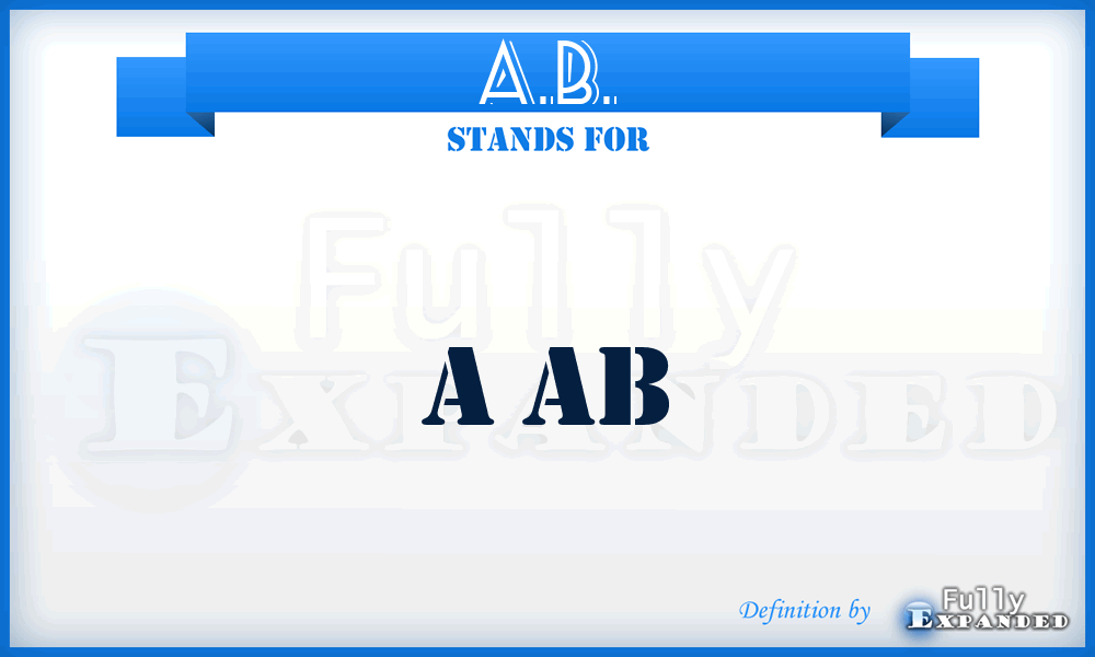 A.B. - A AB