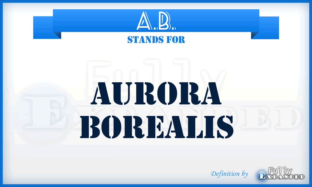 A.B. - Aurora Borealis