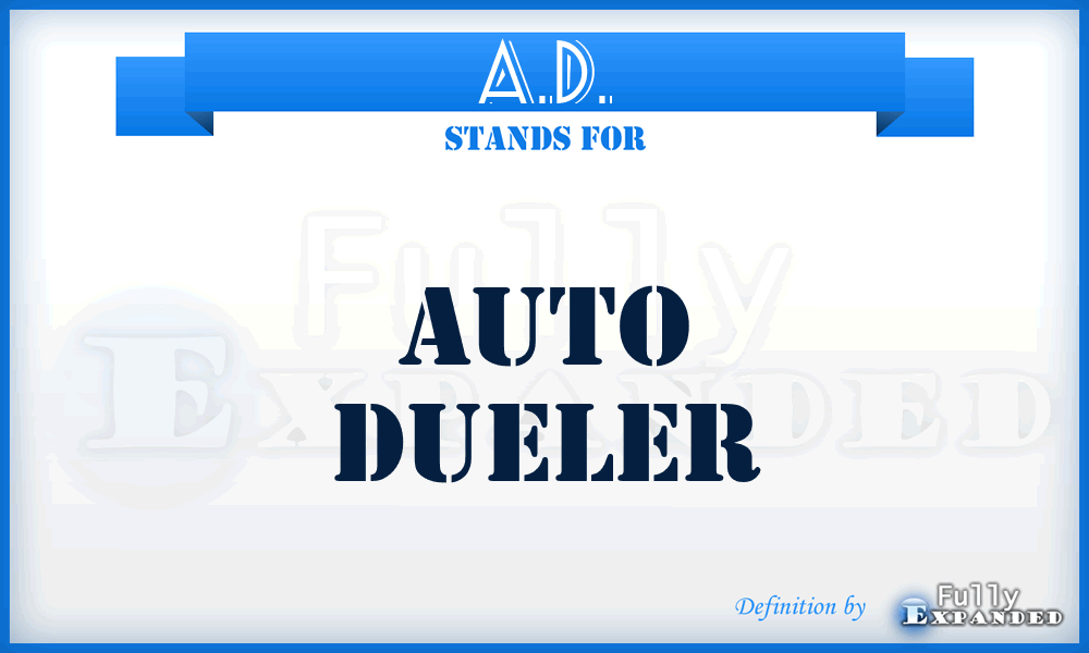 A.D. - Auto Dueler