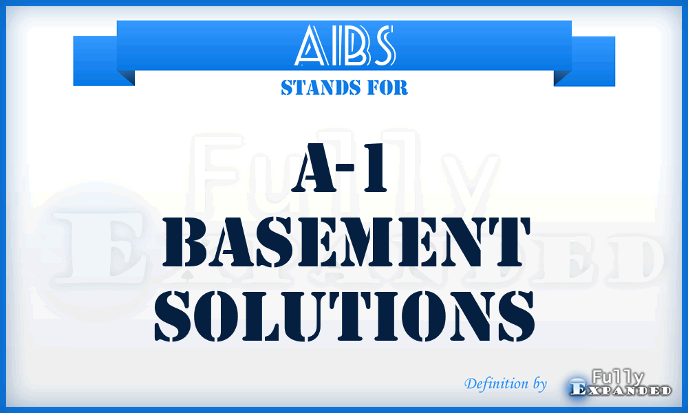 A1BS - A-1 Basement Solutions
