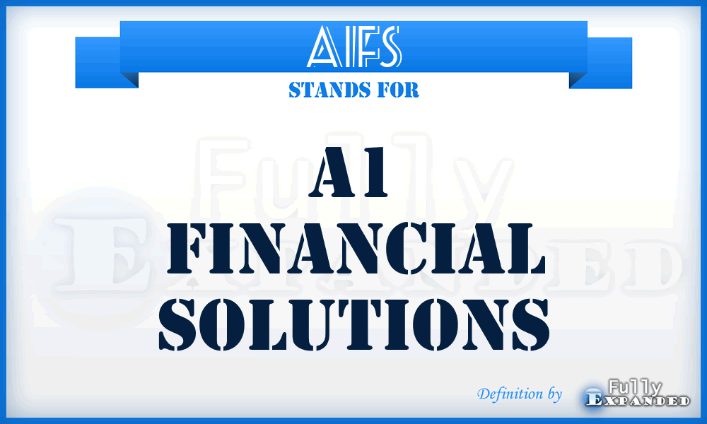 A1FS - A1 Financial Solutions