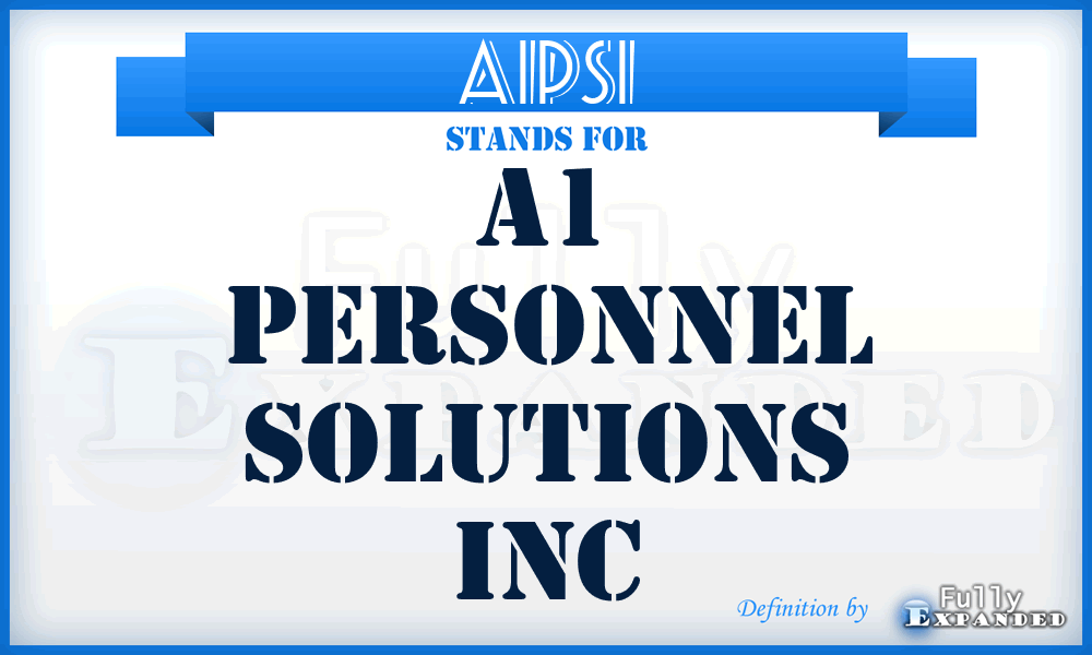 A1PSI - A1 Personnel Solutions Inc