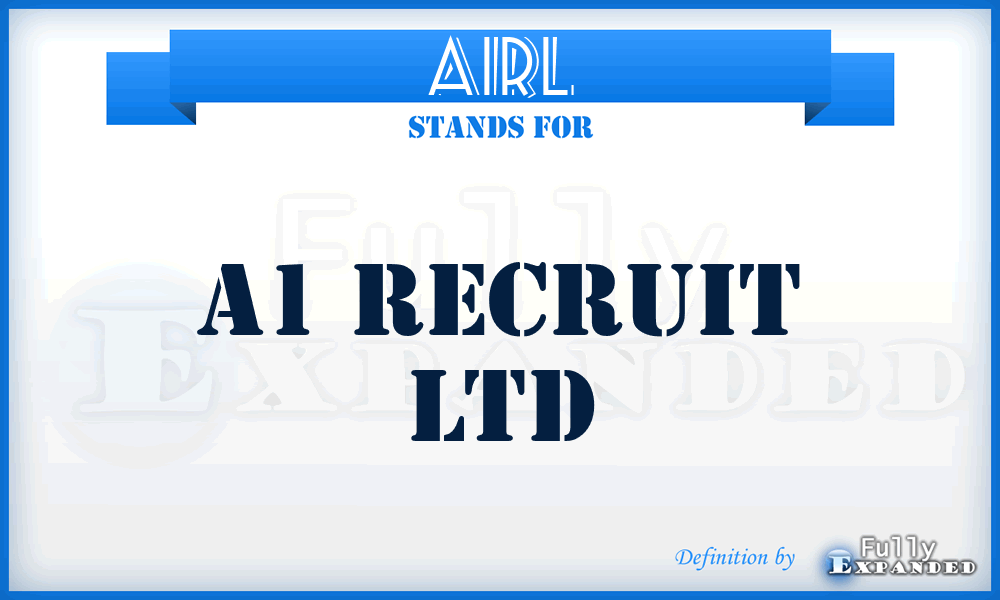 A1RL - A1 Recruit Ltd