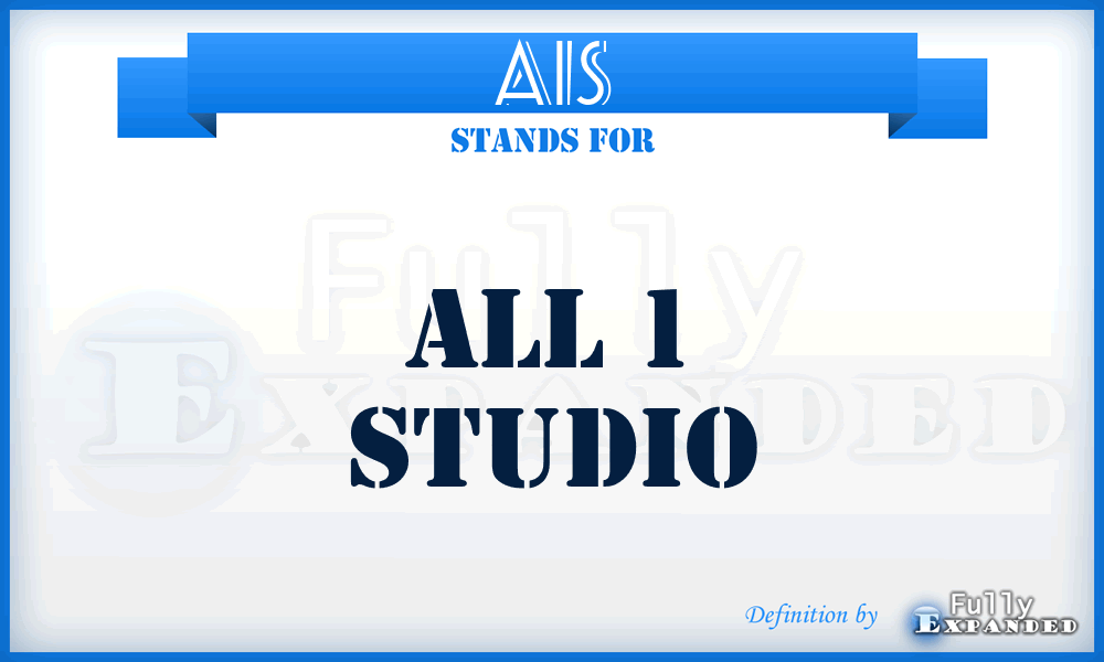 A1S - All 1 Studio
