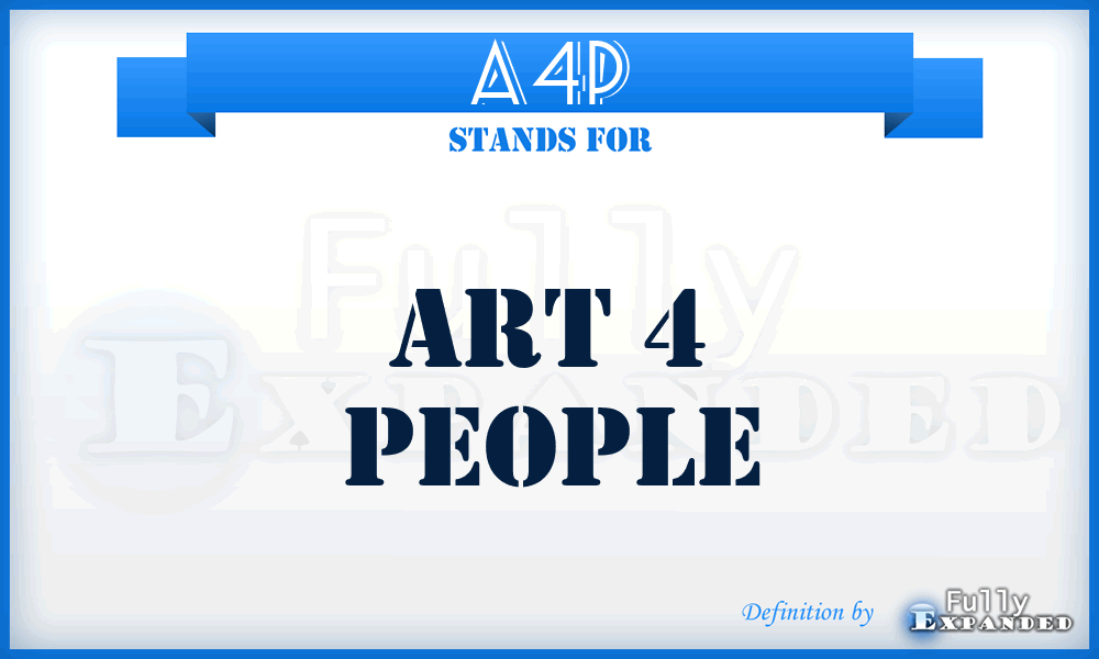 A4P - Art 4 People