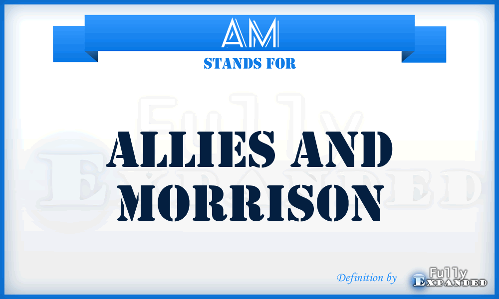 AM - Allies and Morrison