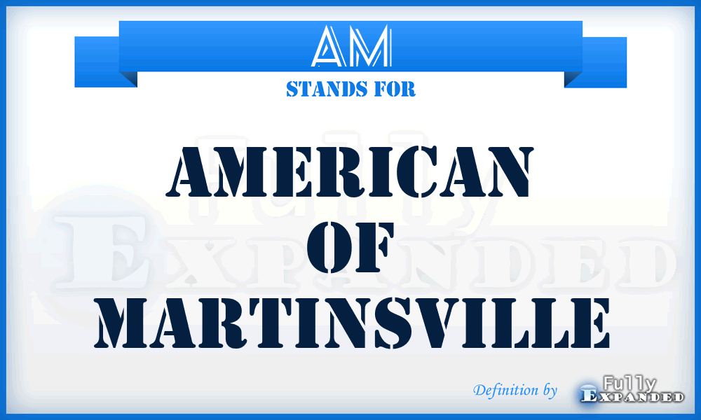 AM - American of Martinsville