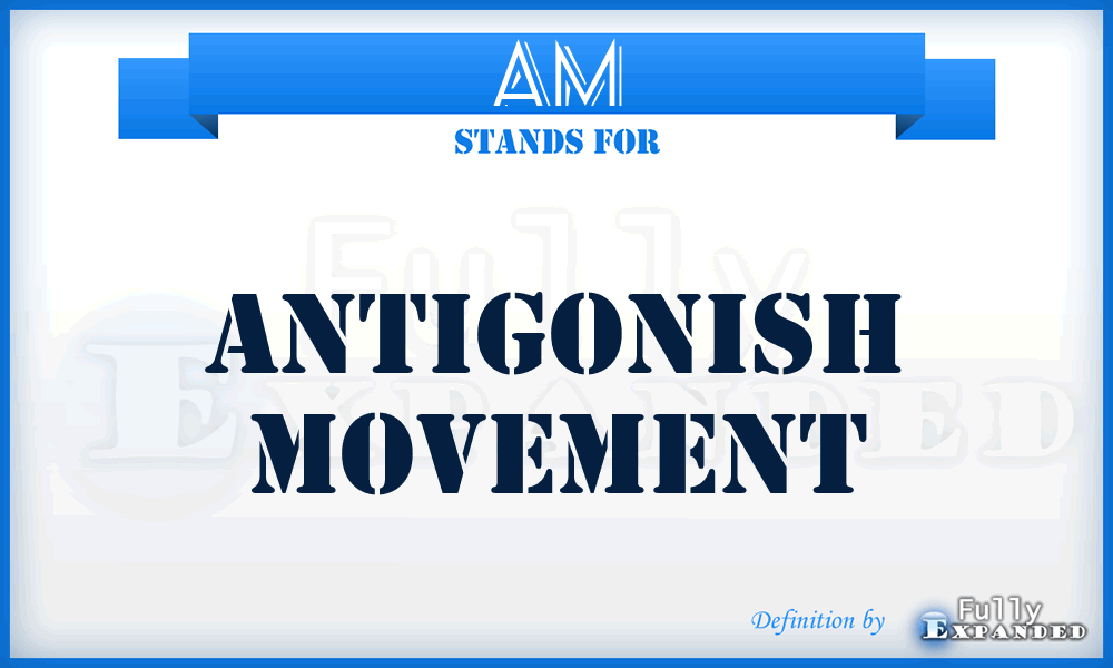 AM - Antigonish Movement