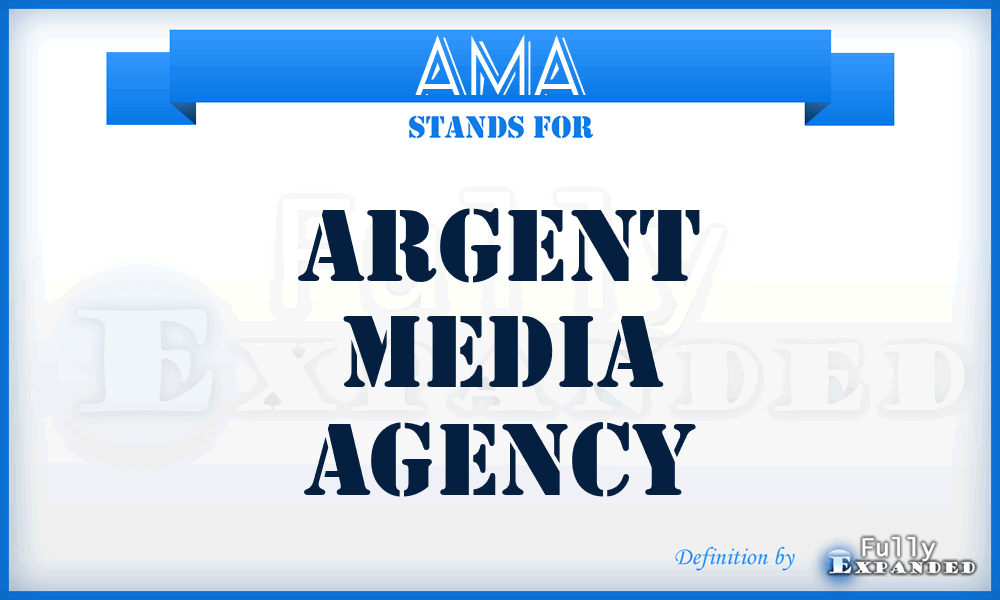 AMA - Argent Media Agency