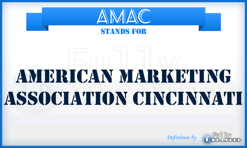 AMAC - American Marketing Association Cincinnati