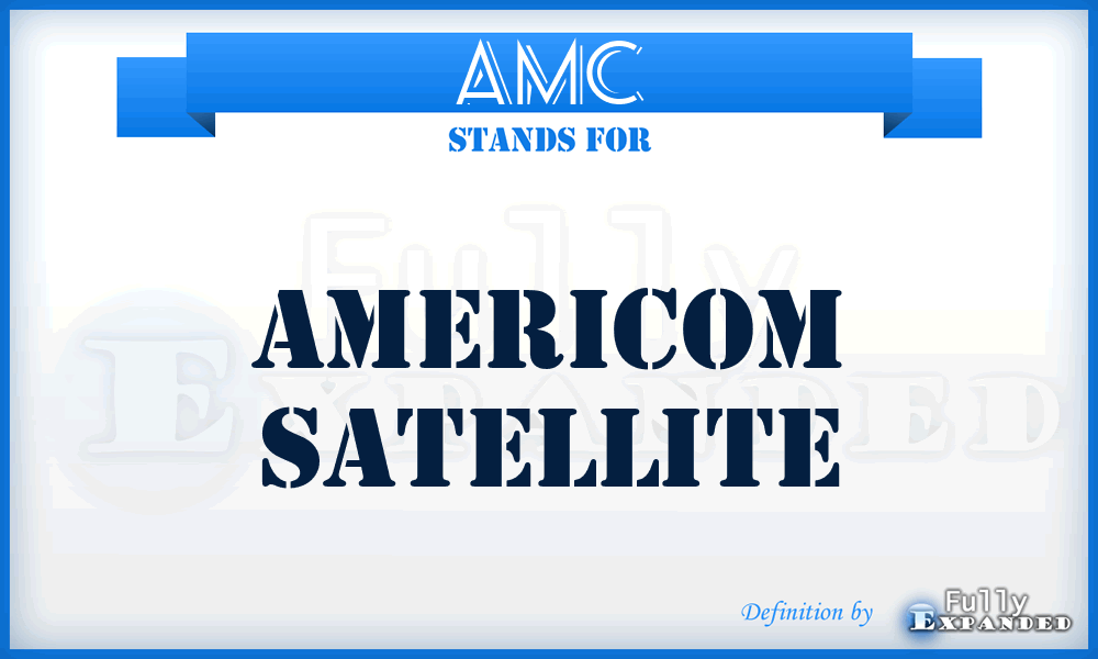 AMC - AMERICOM satellite