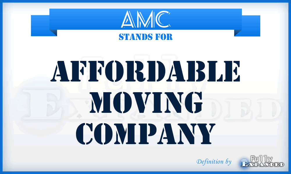 AMC - Affordable Moving Company