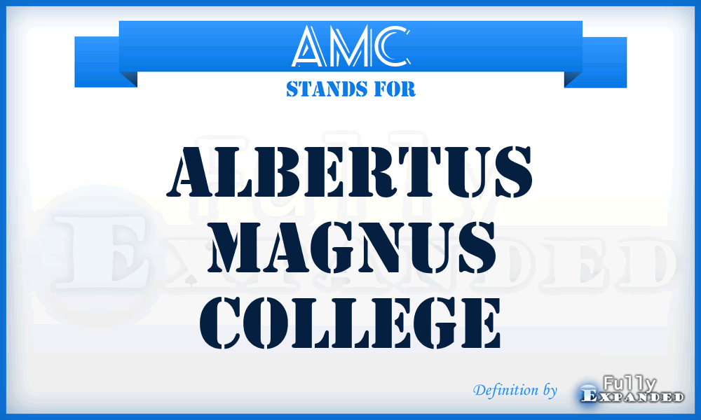 AMC - Albertus Magnus College