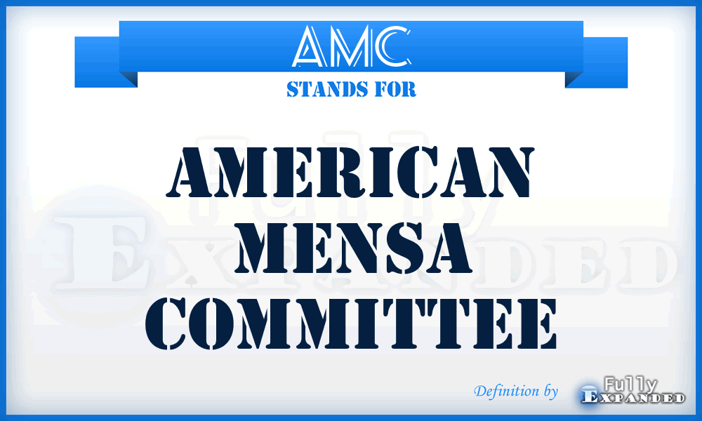 AMC - American MENSA Committee