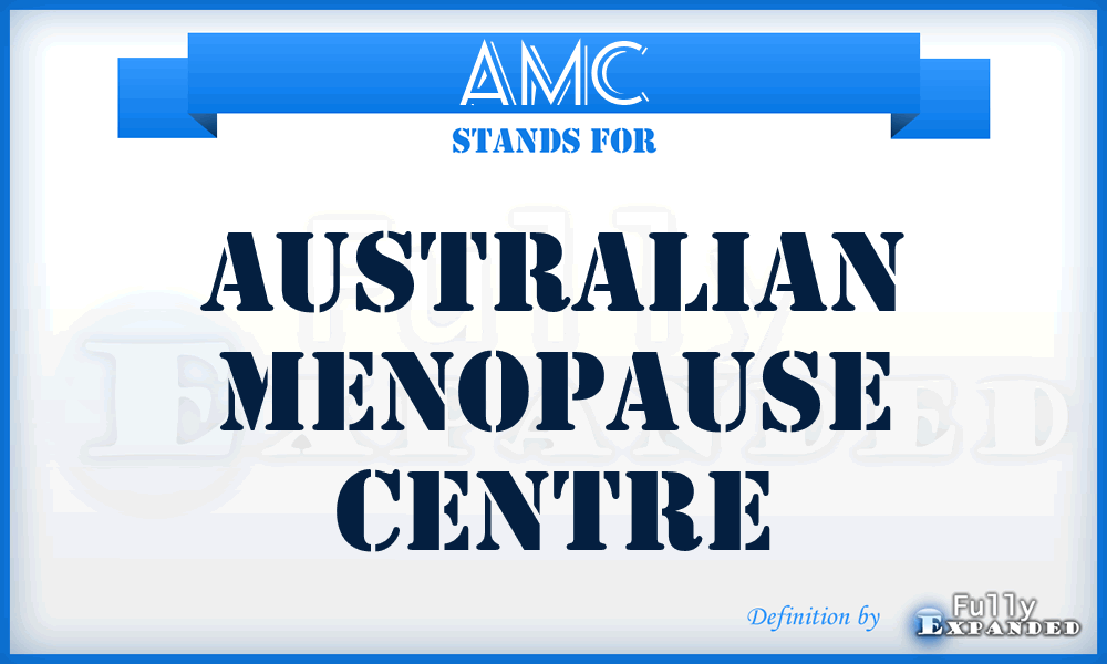 AMC - Australian Menopause Centre