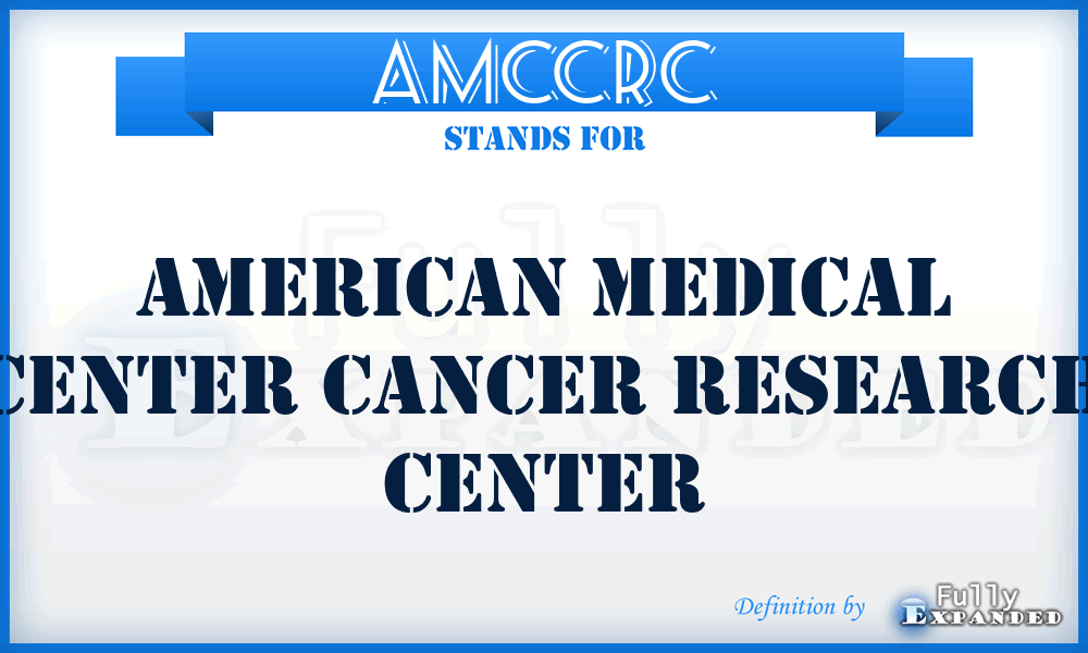 AMCCRC - American Medical Center Cancer Research Center