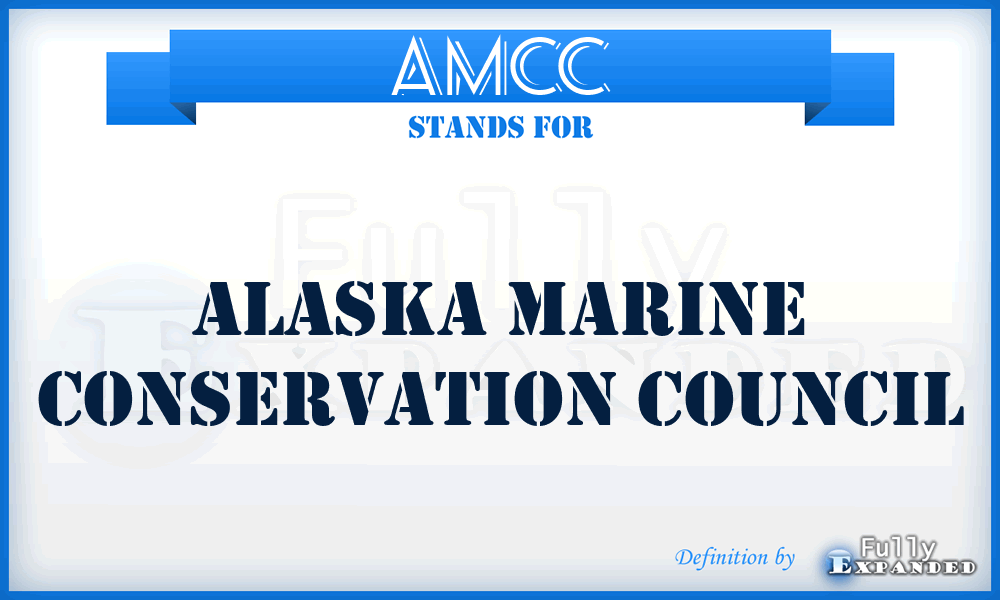 AMCC - Alaska Marine Conservation Council